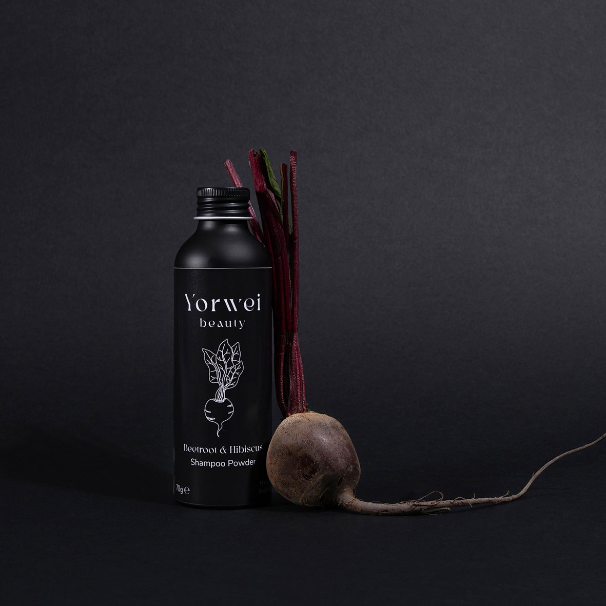 Beetroot & Hibiscus Shampoo Powder 70g (fragrance-free)